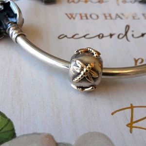 Rare Retired Authentic Pandora 14kt Dragon Fly